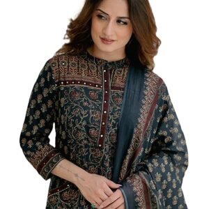 Home Arayna Women’s Cotton Printed Kurta Set