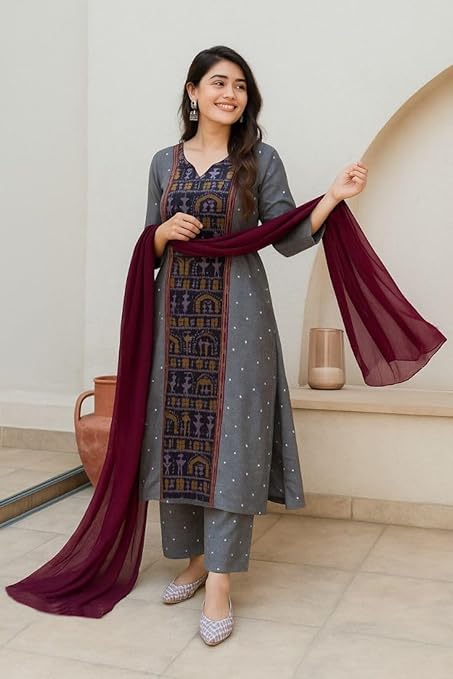 4-prod11 ANNI Designer Women's Rayon Viscose Printed Straight Kurta - Image 4